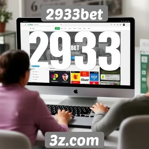 Navegação intuitiva no site da 2933bet
